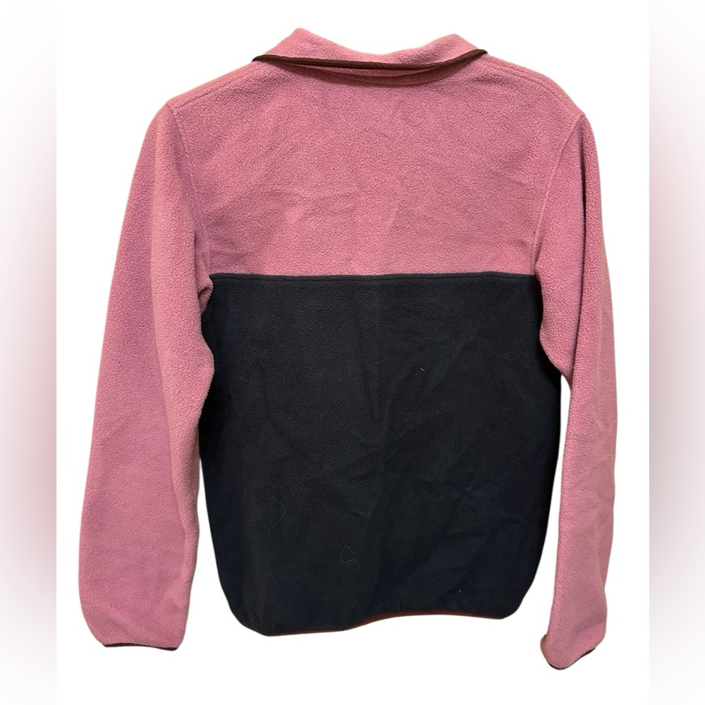 Patagonia Pink and Dark Gray Fleece Pullover size S - Picture 3 of 7